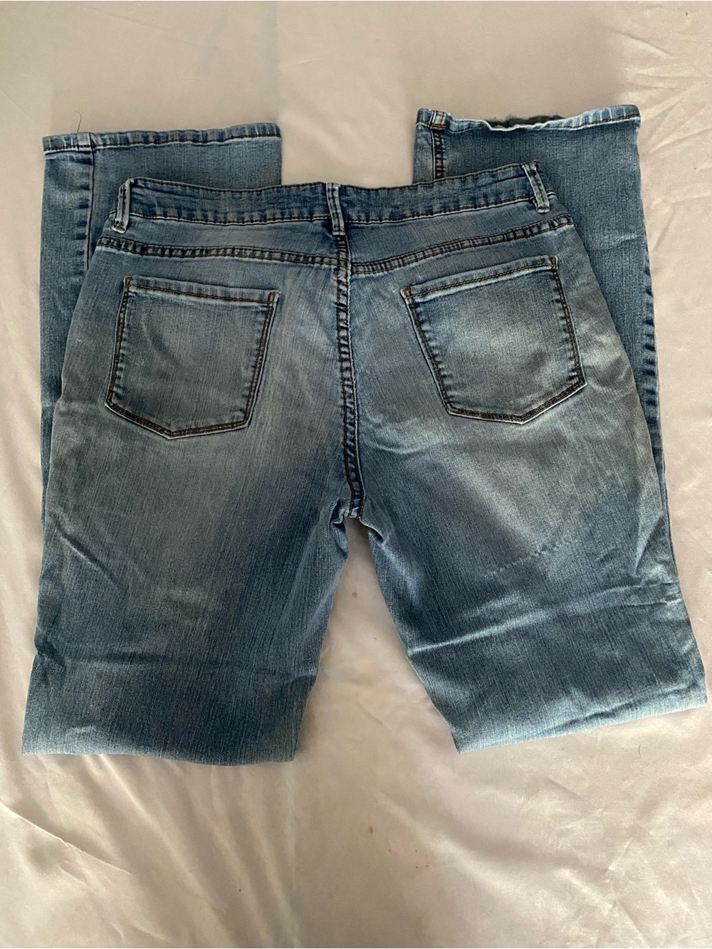 Bongo Bootcut Distressed Jeans Women’s Size 13 Blue Denim Y2K Grunge